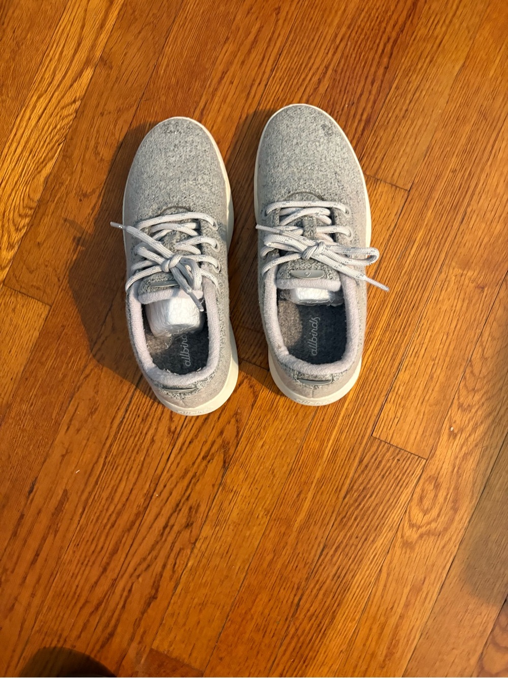 allbirds Gray Wool Athletic Sneakers